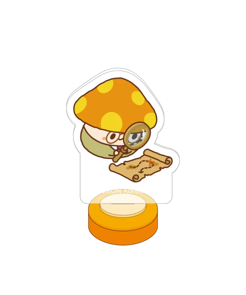 아크릴 스탬프 (주황버섯)