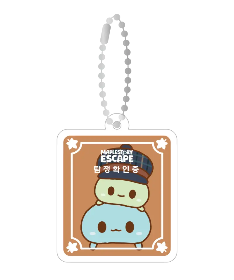 아크릴 레이어 키링 (돌의 정령)